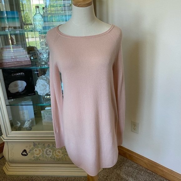 NWT Caslon Pink Wool Cashmere Size S Sweater - Picture 1 of 5